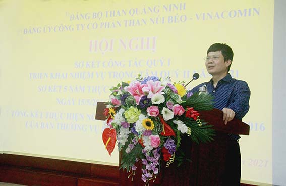 Hội nghị sơ kết quý I, sơ kết 5 năm thực hiện Chỉ thị số 05 của Bộ Chính trị và tổng kết thực hiện Nghị quyết số 07 của Đảng ủy Than Quảng Ninh